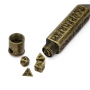 Set mini 7mm avec Contenant en forme de balle - Doré - Udixi