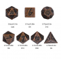 Set mini 7mm avec Contenant en forme de balle - Cuivré - Udixi