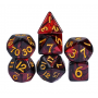 D10 - Mini dés  - Blend  - Rouge - Noir - Acrylique - Udixi