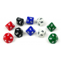 Optidice D10 avec point - Bleu - The Dice Lab