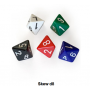 Skew D8 - Translucide Jaune - The Dice Lab