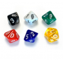 Skew D10 - Translucide Jaune - The Dice Lab