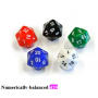 Equilibré - D20 - Rouge - The Dice Lab