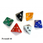 Pyramid D6 - Translucide Jaune - The Dice Lab