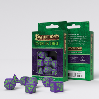 Pathfinder - Set -  Goblin Purple & green  - Qworkshop