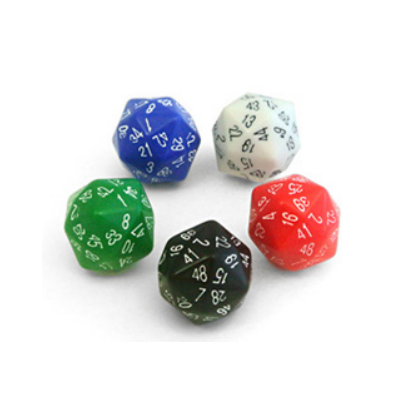 Disdyakis Dodecahedron D48- Blanc - The Dice Lab