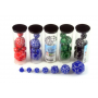 Set 7 dés Gamme Paire - Vert- The Dice Lab