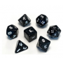 Set 7 dés Optidice - Blanc - The Dice Lab