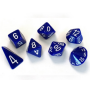 Set 7 dés Skew - Bleu - The Dice Lab