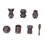 Set - métal - Bombe Nucleaire - Cuivré - Udixi