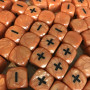 Dés Fate - Fudge - Orange - Noir - Des en Folie