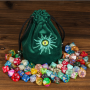 Sac à dés Flanelle - Oeil du démon - Udixi