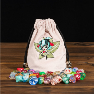 Sac à dés Flanelle - Fée - Udixi