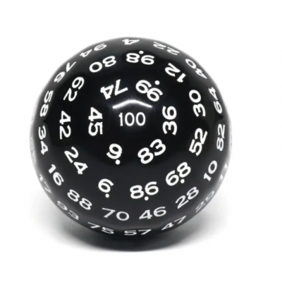 D100 - Acrylique - Noir - Blanc - HD