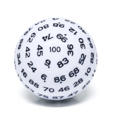 D100 - Acrylique - Blanc - Noir - HD
