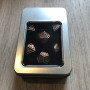 Border Metal Set  - Enamel - Rouge Cuivre -  CNC