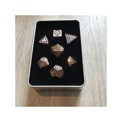 Border Metal Set  - Enamel - Rouge Cuivre -  CNC