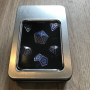 Border Metal Set  - Enamel - Bleu argenté -  CNC