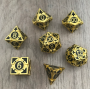 Metal Set  - Triangle Arrow - Noir Doré -  CNC