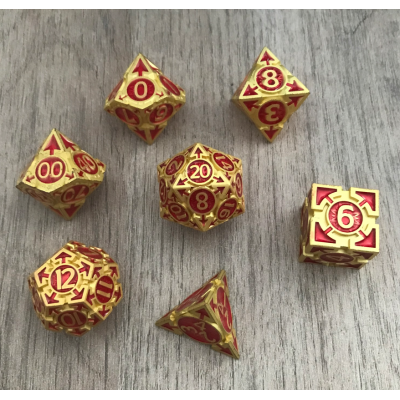 Metal Set  - Triangle Arrow - Rouge Doré -  CNC