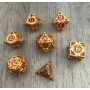 Metal Set  - Triangle Arrow - Rouge Doré -  CNC