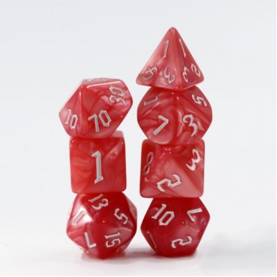 Pearl - D10 unité - Rose - Blanc  - HD