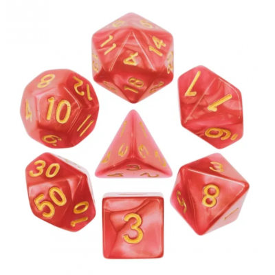 Pearl - D10 dizaine - Rouge Doré - HD
