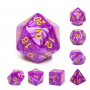 Pearl - D10 dizaine - Pourpre Sombre - Doré - HD
