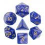 Pearl - D10 dizaine - Bleu  - Doré - HD