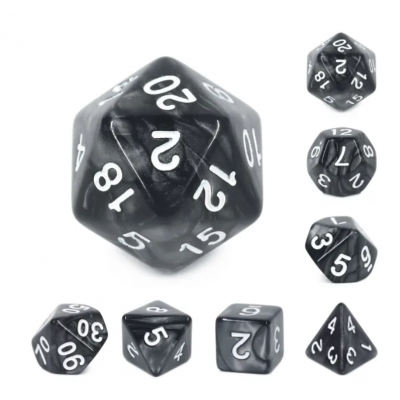 Pearl - D20 - Noir - Blanc - HD