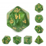 Pearl - D10 dizaine - Vert Herbe - Doré - Noir - HD