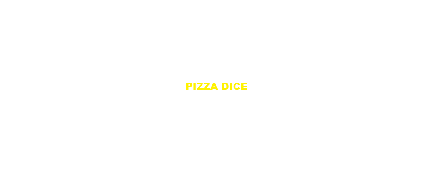 Pizza Dice Set